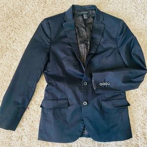 21Men navy blue suit blazer